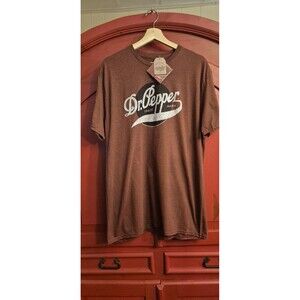 Dr. Pepper Size XL Official Distressed Logo Tee Luv Men's T-Shirt Top Shirt NEW